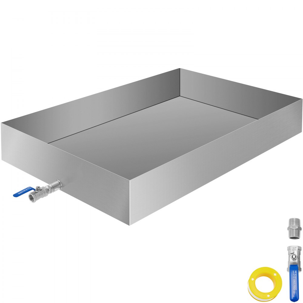 VEVOR Maple Syrup Evaporator Pan 36x24x6 Inch Stainless Steel Maple Syrup Boiling Pan for Boiling Syrup - ZFQ24X36X60000001V0