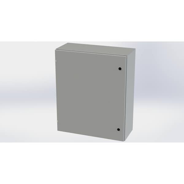 Saginaw Control & Engineering Carbon Steel Electrical Enclosures, 36 in H, 12 in D, 30 in W, NEMA 3R, 4, 12, 13, Hinged - SCE-36EL3012LP