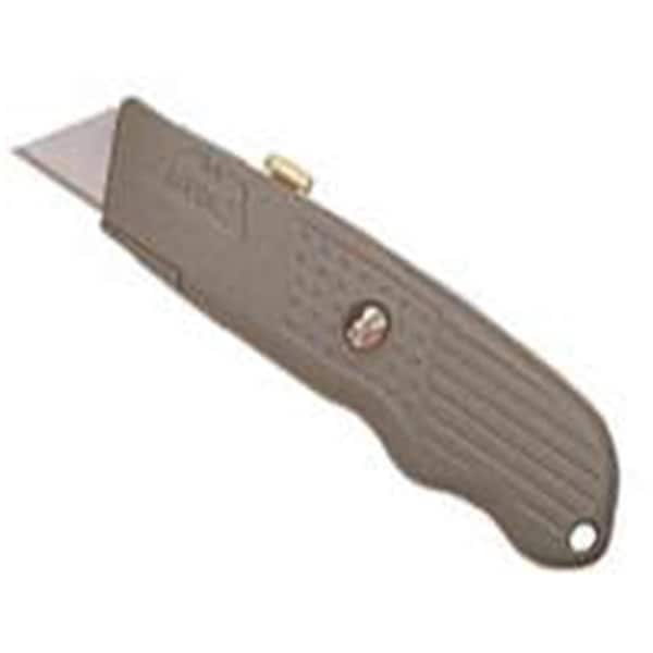 Dendesigns 42070 Adjustable Top Slide Utility Knife - Grey - 6.25 Inches - DE3684295