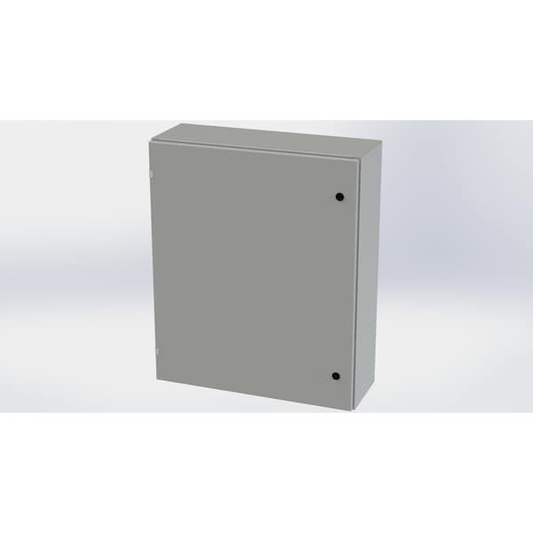 Saginaw Control & Engineering Carbon Steel Electrical Enclosures, 36 in H, 10 in D, 30 in W, NEMA 3R, 4, 12, 13, Hinged - SCE-36EL3010LP
