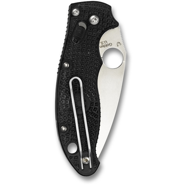 Spyderco 2024 Spyderco Manix 2 Lightweight Black Plain - SPY-C101PBK2