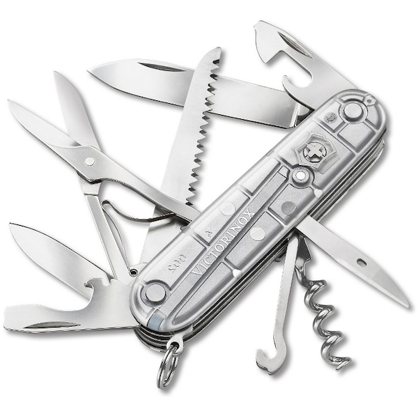 Swiss Army Brands 2024 Victorinox 54755 Huntsman Silver Tech 91Mm - VIC-1.3713.T7-033-X1