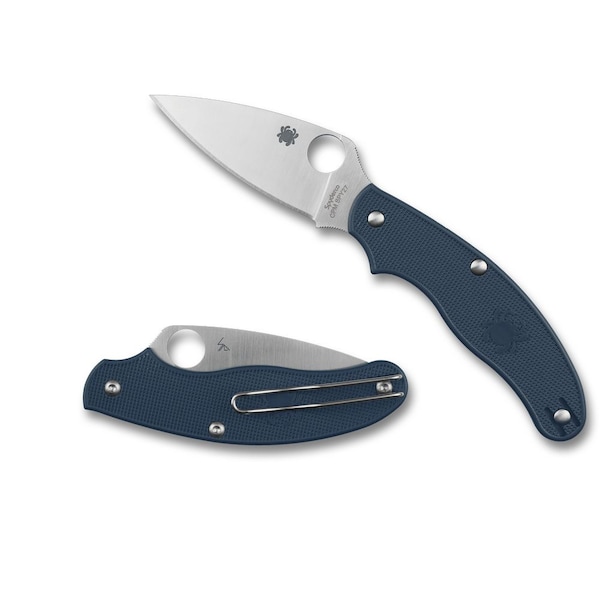 Spyderco 2024 Spyderco Reveal 13 Uk Penknife Cobalt Blue Lightweight, Plain Edge - SPY-C94PCBL