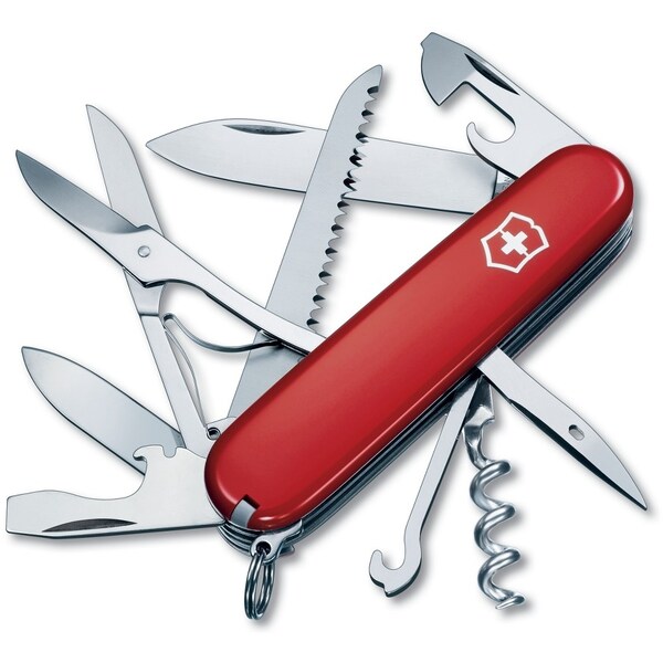 Swiss Army Brands 2023 Victorinox 53820 Huntsman / 30255 Pouch Red Map - VIC-1.3713-X6