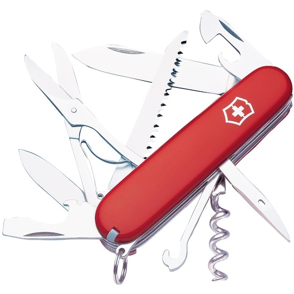 Swiss Army Brands 2023 Victorinox 53820 Huntsman / 30255 Pouch Red Map - VIC-1.3713-X6