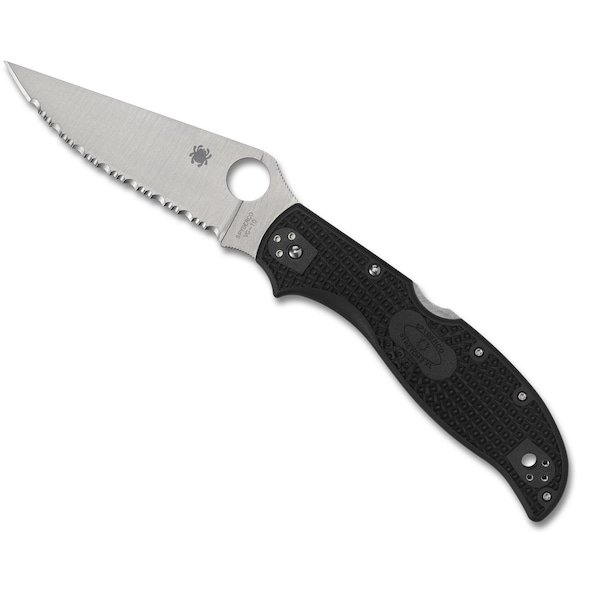 Spyderco 2024 Spyderco Reveal 9, Strech 2 Xl , Serrated Edge - SPY-C258SBK