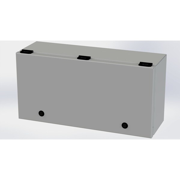 Saginaw Control & Engineering Carbon Steel Electrical Enclosures, 9 in H, 6 in D, 18 in W, NEMA 3R, 4, 12, 13, Hinged - SCE-L9186ELJ