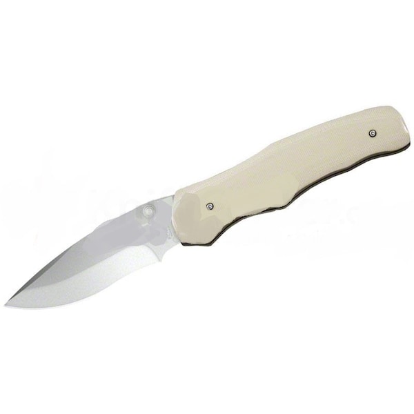 Bear & Sons Cutlery 2013 Rancor G10 Desert Sand S30-V Bead Finish Modified Drop Point Plain - BEA-MC-100-DS4-P