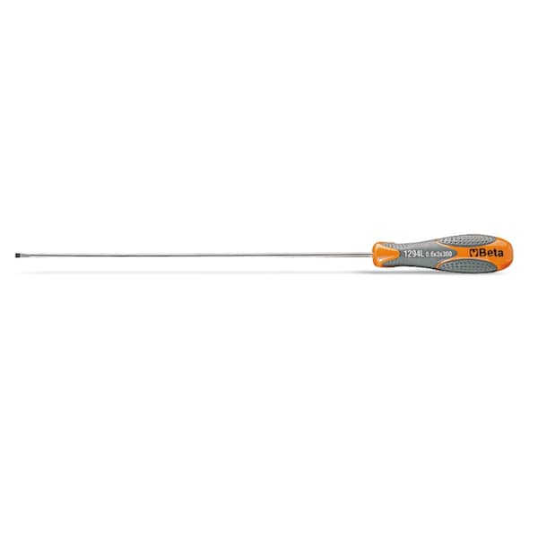 Beta 1294L Screwdriver for Headless Slotted Screws Long Series, 5 x 400mm - 012940215