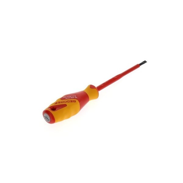 Gedore Insulated Screwdriver, Slotted, 4mm Slotted 4mm x 0.8mm - VDE 2170 4