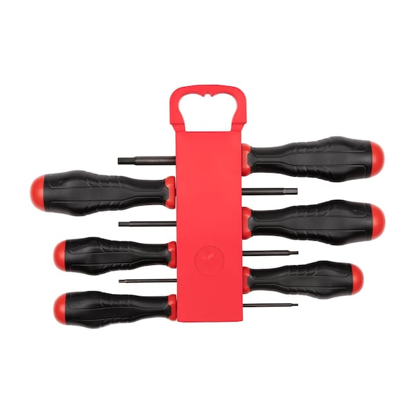 Tekton Hex High-Torque Black Oxide Blade Screwdriver Set with Holder, 6-Piece (2-6 mm) - DHX92006