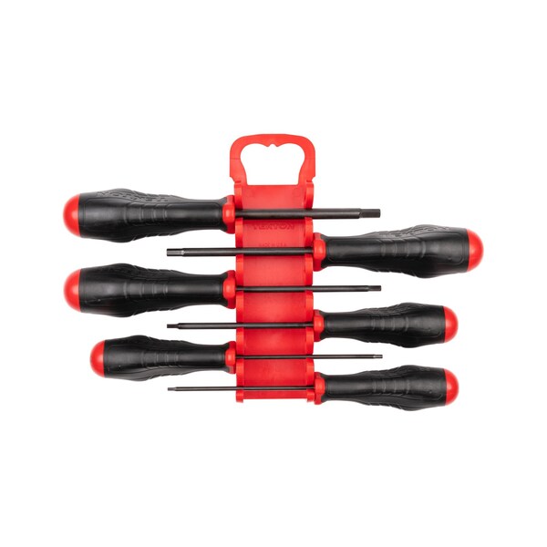 Tekton Hex High-Torque Black Oxide Blade Screwdriver Set with Holder, 6-Piece (2-6 mm) - DHX92006
