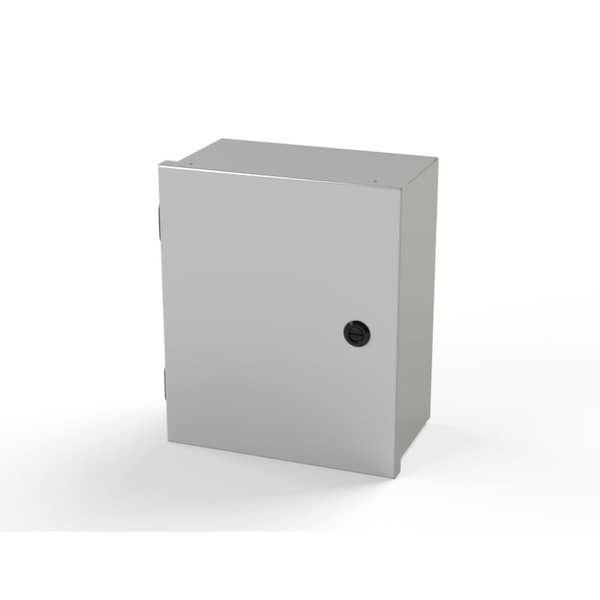 Saginaw Control & Engineering Carbon Steel Electrical Enclosures, 12 in H, 6 in D, 10 in W, NEMA 1 - SCE-12N1006LP