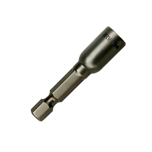Hanson Magnetic Nutsetter, 8mm Hex, 1/4" Hex Shank with Groove, 1-7/8" Long, Bulk - 94204
