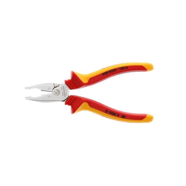 Gedore Ins. Power Combination Pliers, 6-1/4" - VDE 8250-160 H