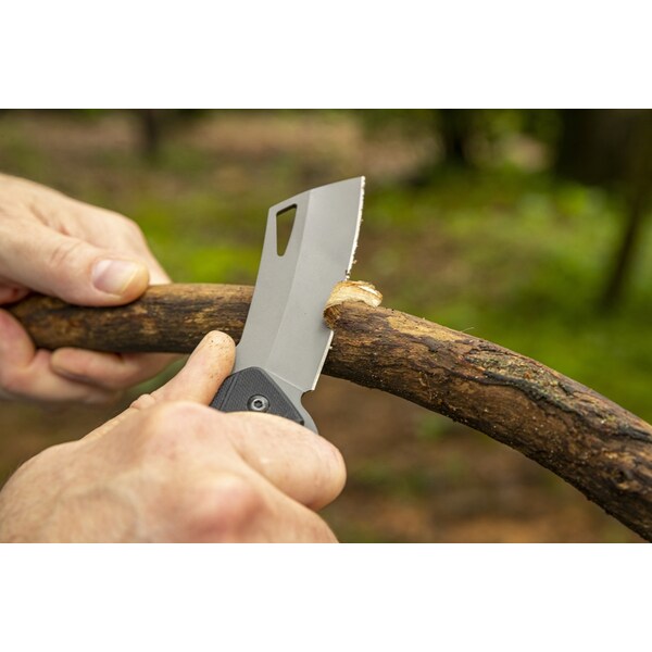 Smiths Consumer Products 2023 Smith'S Rally Titanium Finished Cleaver Blade - G10 Black - SMI-51138