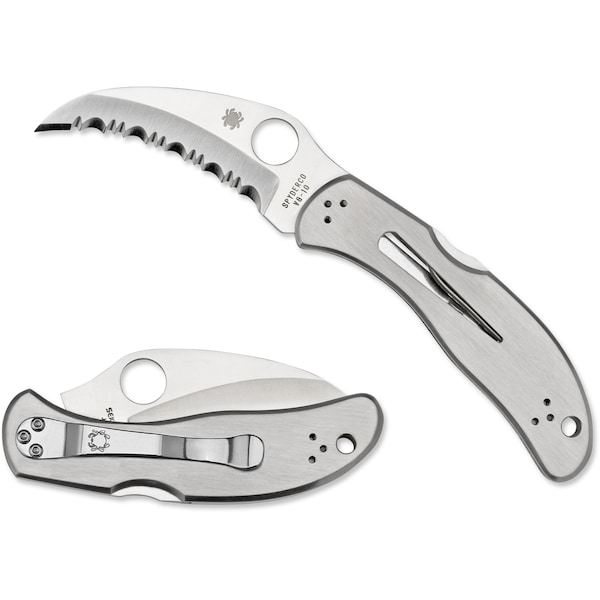 Spyderco 2024 Spyderco Harpy Stainless Serrated - SPY-C08S