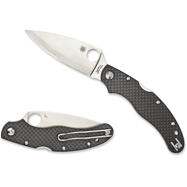 Spyderco 2024 Spyderco Caly 3.5 Carbon Fiber Plain - SPY-C144CFPE