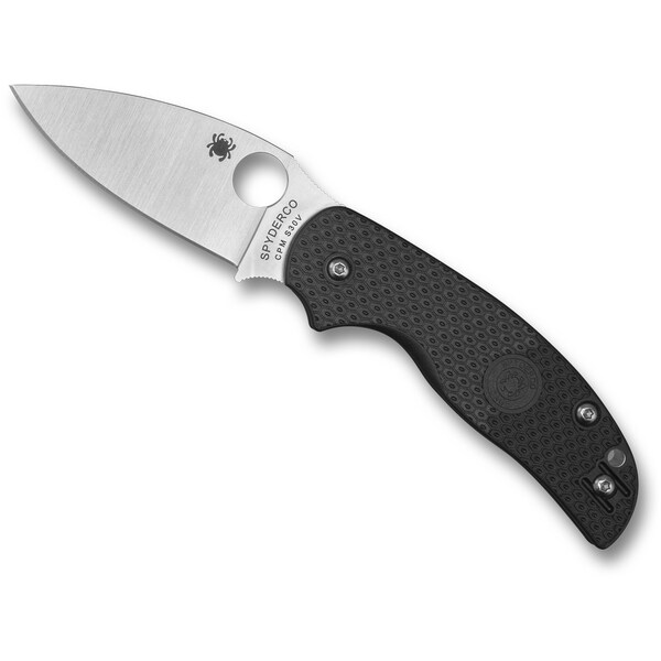 Spyderco 2024 Spyderco Sage 5 Alzheimer'S Lightweight Black Plain - SPY-C123PBK
