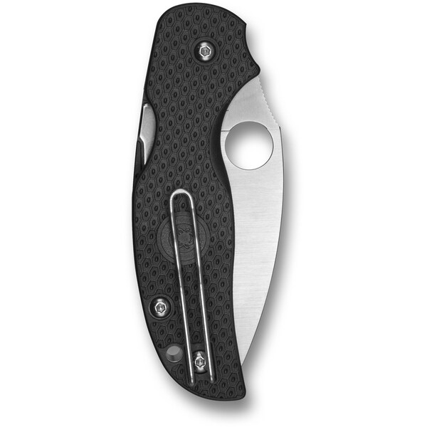 Spyderco 2024 Spyderco Sage 5 Alzheimer'S Lightweight Black Plain - SPY-C123PBK