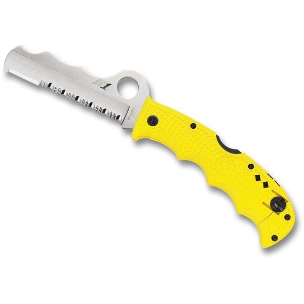 Spyderco 2024 Spyderco Assist Salt Lightweight Yellow H1/Carbide Tip Combo - SPY-C79PSYL