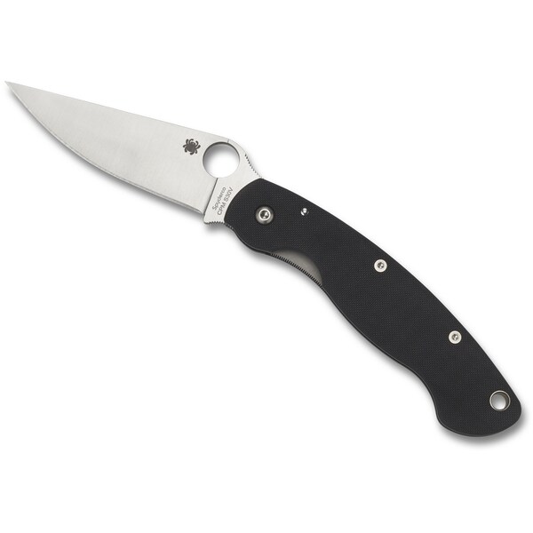 Spyderco 2024 Spyderco Military Model G-10 Black Plain - SPY-C36GPE
