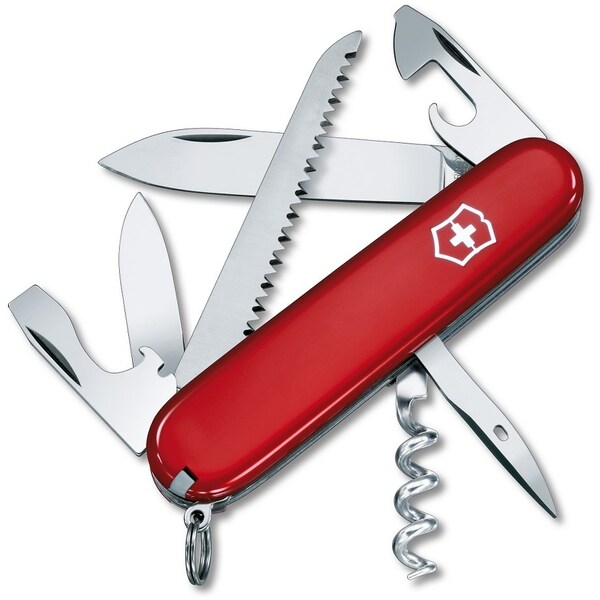 Swiss Army Brands 2024 Victorinox 53301 Camper Red 91Mm - VIC-1.3613.71-033-X2