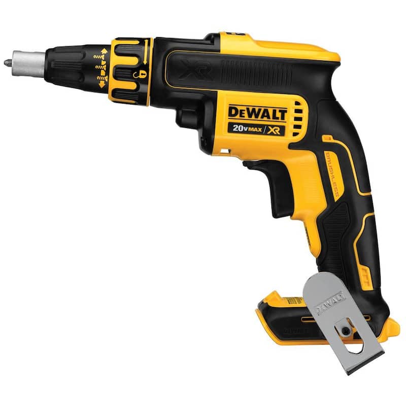 Atornilladora de paneles de yeso inalámbrica sin escobillas DEWALT 20V MAX XR (Herramienta solamente) - DCF620B