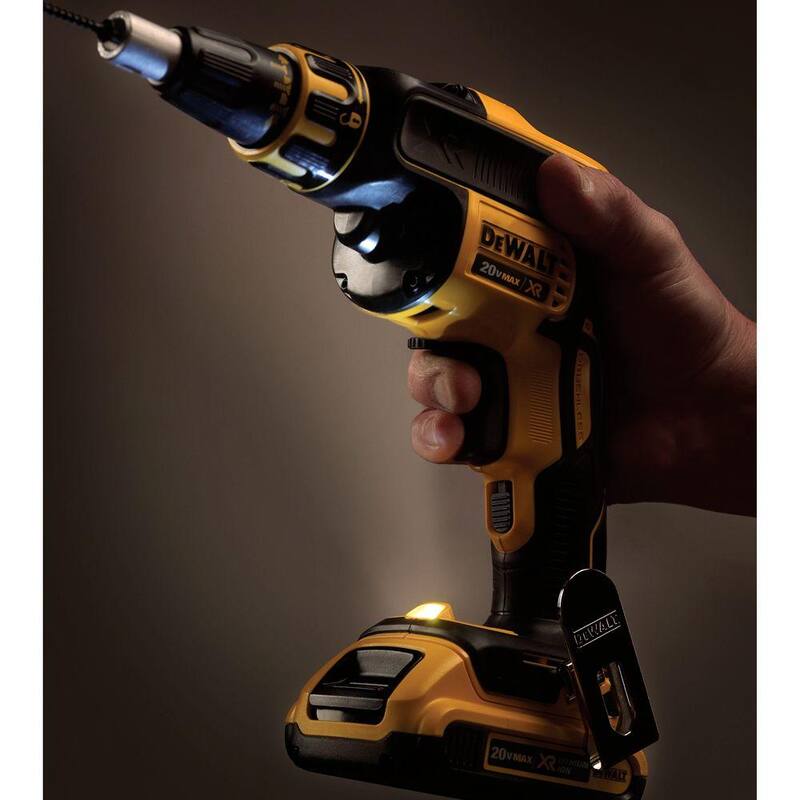 Atornilladora de paneles de yeso inalámbrica sin escobillas DEWALT 20V MAX XR (Herramienta solamente) - DCF620B