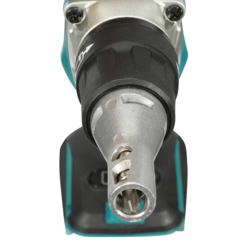 Atornillador de yeso inalámbrico sin escobillas Makita 18V LXT de iones de litio con tecnología de empuje (solo herramienta) - XSF03Z