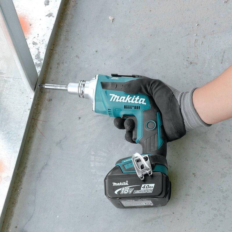 Atornillador de yeso inalámbrico sin escobillas Makita 18V LXT de iones de litio con tecnología de empuje (solo herramienta) - XSF03Z