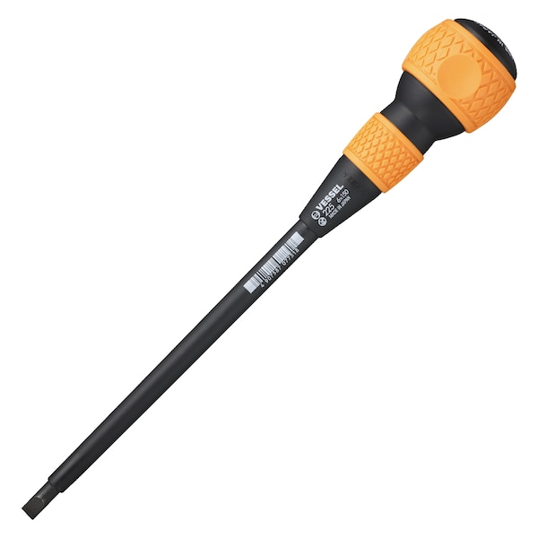 Vessel BALL GRIP Screwdriver with Covered Shank - 225S6150