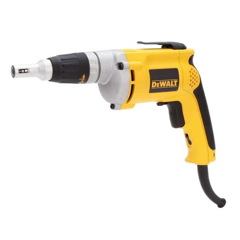 Atornillador de paneles de yeso de velocidad variable y reversible con cable DEWALT de 6.3 amperes - DW272.