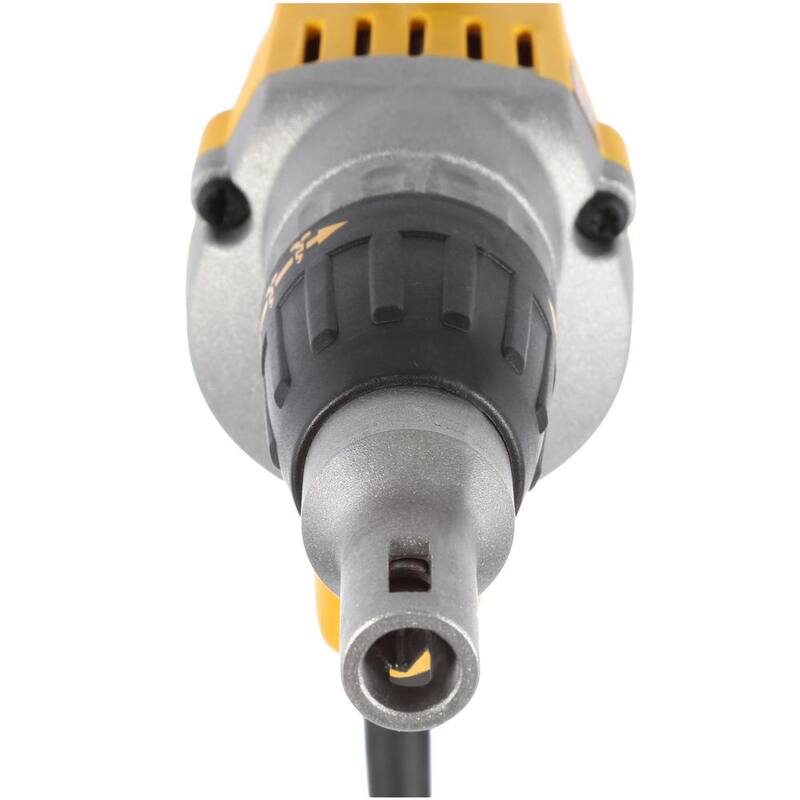Atornillador de paneles de yeso de velocidad variable y reversible con cable DEWALT de 6.3 amperes - DW272.