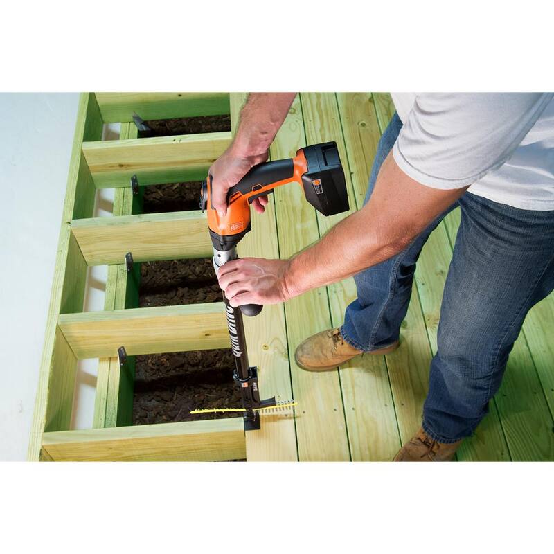 Sistema de Instalación para Decks PRO300S Inalámbrico de Simpson Strong-Tie a 2500 RPM con Motor Atornillador DeWalt - PRO300SG2DC2K
