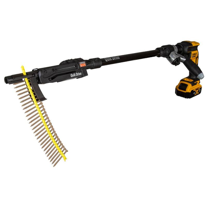 Sistema de Instalación para Decks PRO300S Inalámbrico de Simpson Strong-Tie a 2500 RPM con Motor Atornillador DeWalt - PRO300SG2DC2K