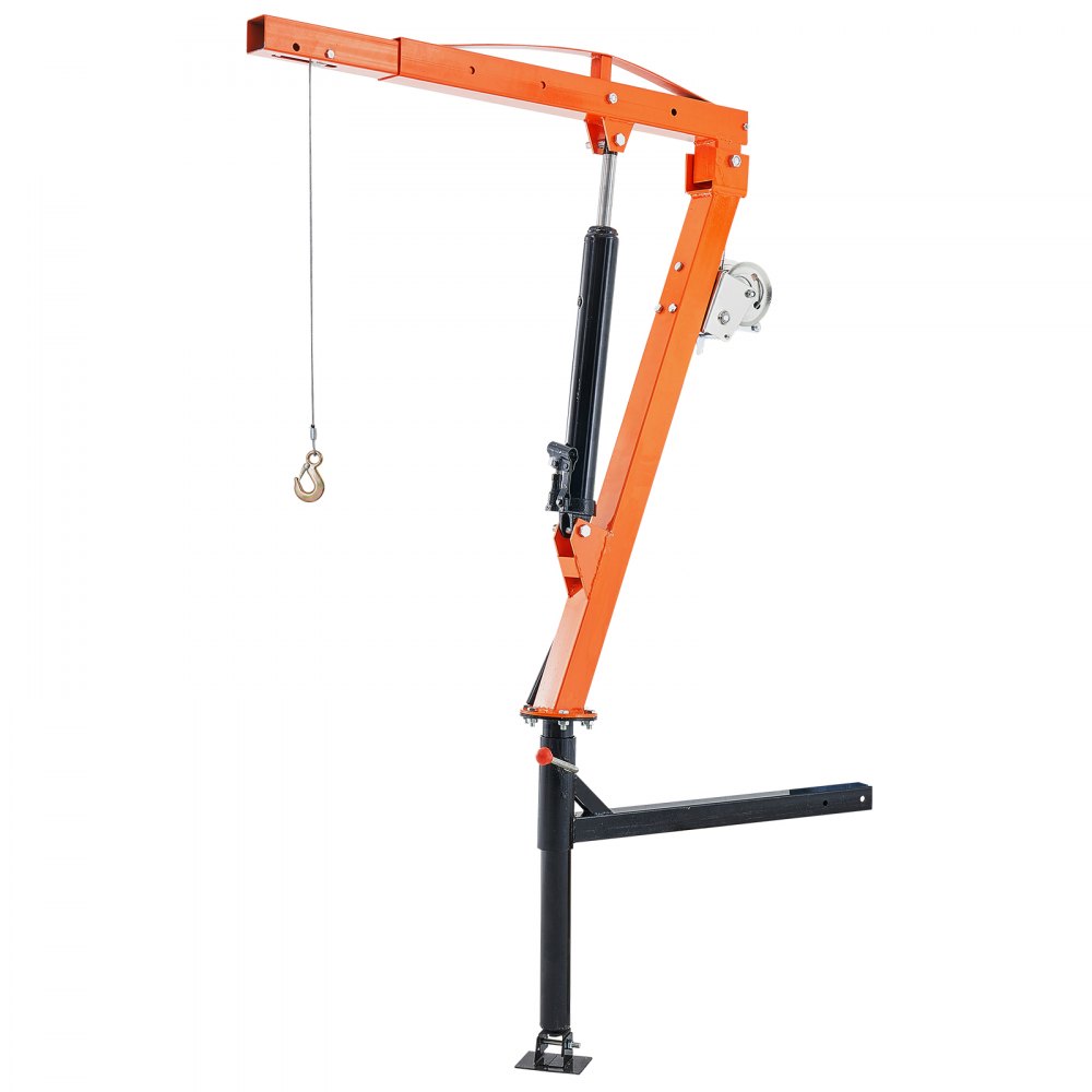 VEVOR Hydraulic Pickup Truck Crane Hoist Crane 500 lbs 360° Swivel Hoist Lift - YYJPCZDJYYJPRLDSZV0