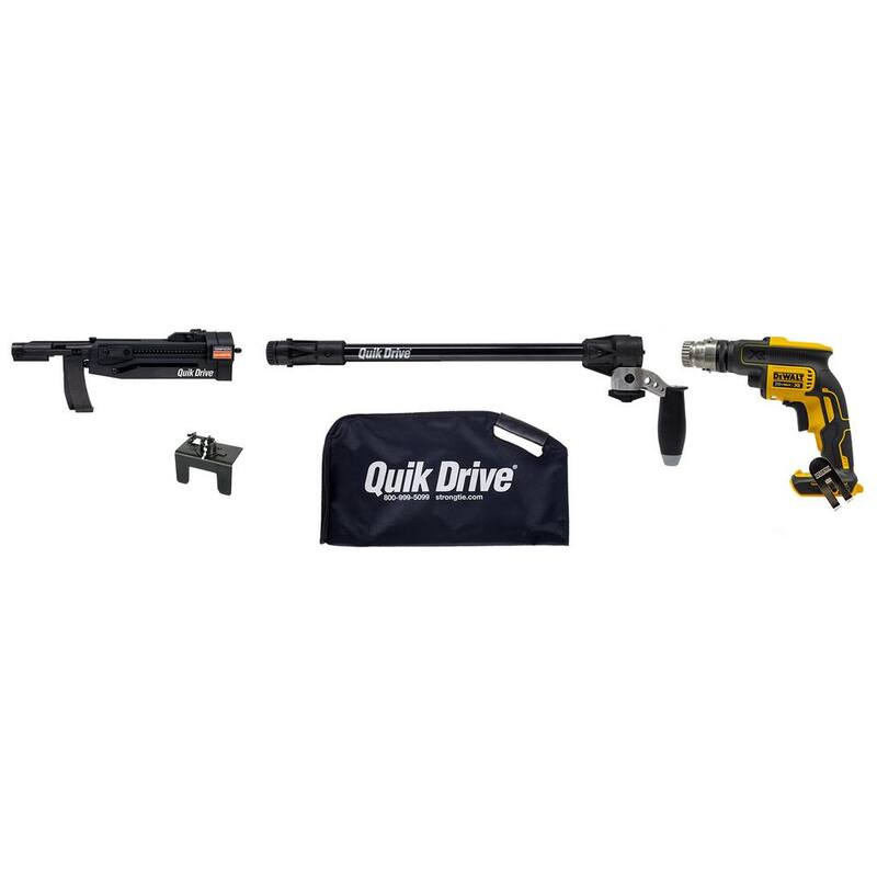 Sistema de Decking inalámbrico Simpson Strong-Tie Quik Drive PRO300SG2 con motor DEWALT de 2000 RPM (Herramienta solamente) - PRO300SG2DCXB2K