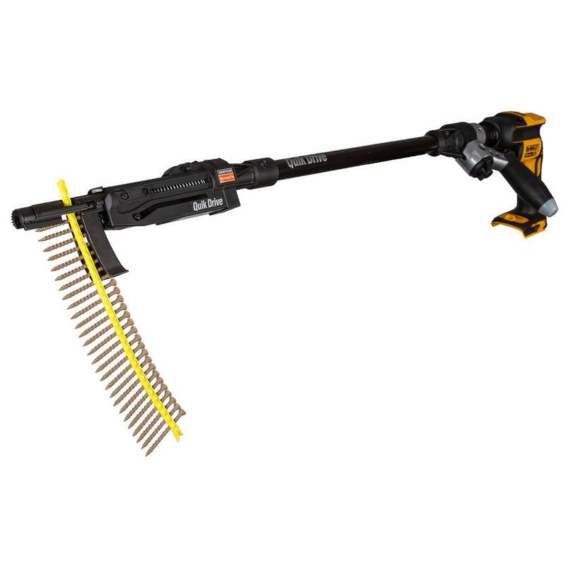 Sistema de Decking inalámbrico Simpson Strong-Tie Quik Drive PRO300SG2 con motor DEWALT de 2000 RPM (Herramienta solamente) - PRO300SG2DCXB2K