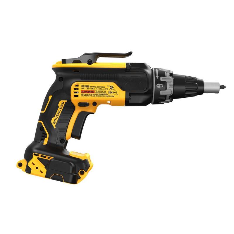 Destornillador inalámbrico sin escobillas DEWALT 20V MAX XR de iones de litio con paquete de batería de iones de litio DEWALT 20V MAX XR 5.0 Ah y cargador - DCF630BWDCB205C