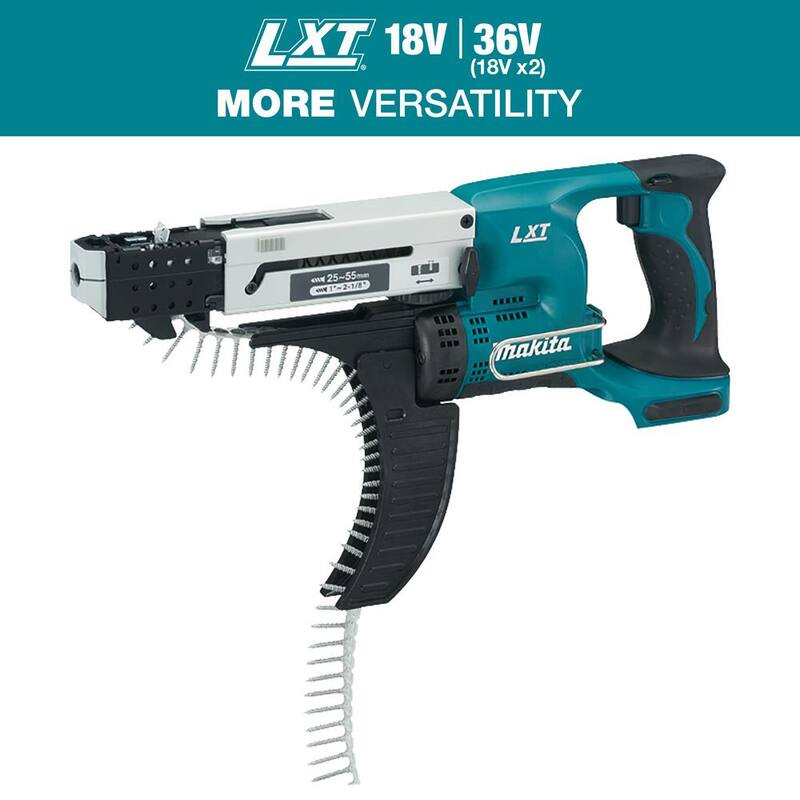 Atornillador automático inalámbrico Makita 18V LXT de iones de litio (Herramienta solamente) - XRF02Z