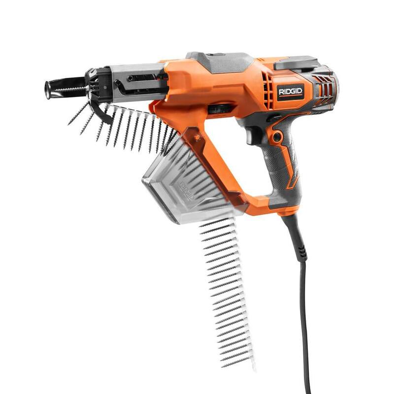 Atornillador de Tornillos para Tablaroca y Madera Collado RIDGID de 6.5 Amp 3 in y Broca para Atornillador Collado Phillips #2 x 6-1/4 in - R6791-AC96603