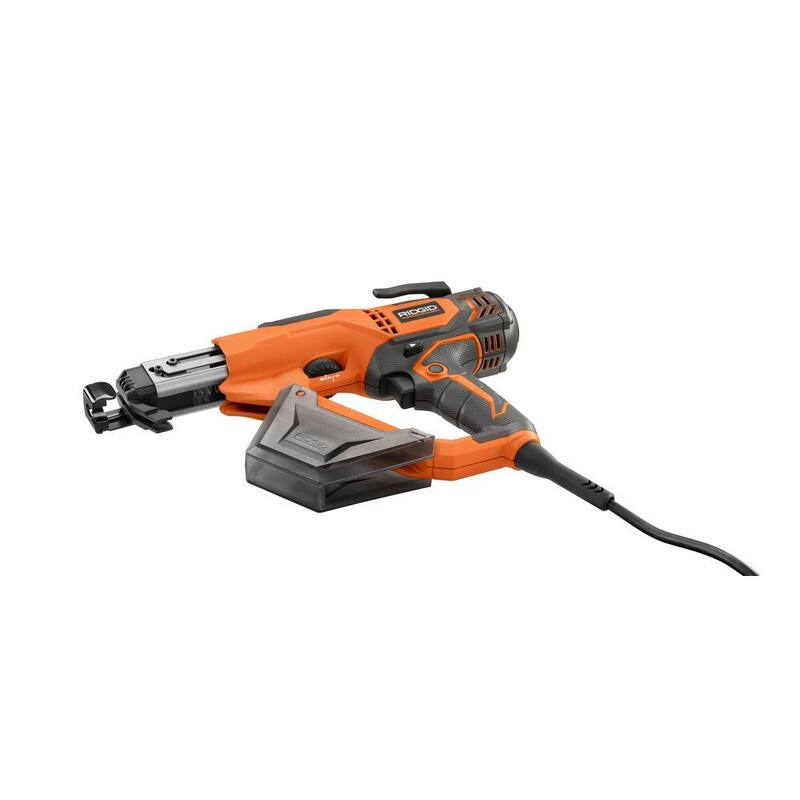 Atornillador de Tornillos para Tablaroca y Madera Collado RIDGID de 6.5 Amp 3 in y Broca para Atornillador Collado Phillips #2 x 6-1/4 in - R6791-AC96603