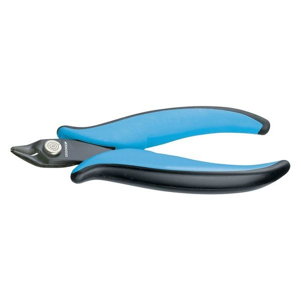 Gedore Miniature Electronic Side Cutter, 5-7/16", Overall Length: 138mm - 8350-6