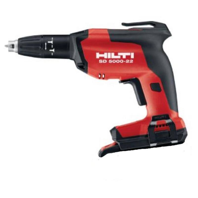 Atornillador inalámbrico de yeso Hilti 22-Volt NURON SD 5000 de iones de litio de 1/4 de pulgada con hexágono sin escobillas - 2248353