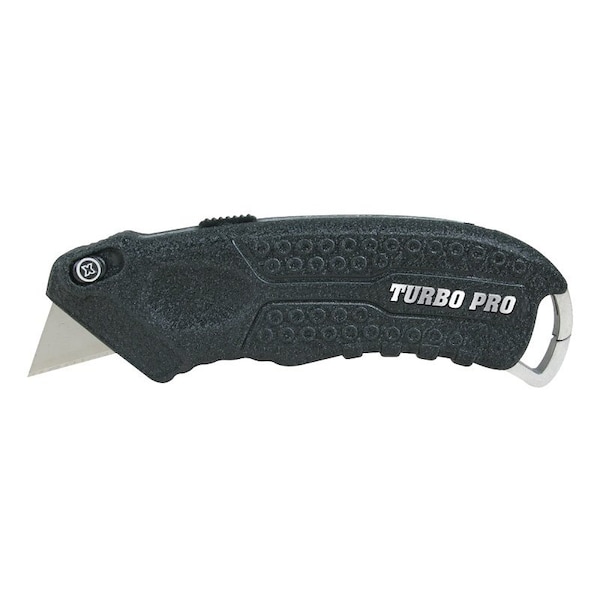 Olympia Tools Turbo Knife, 0.87 in L Blade, 4.13 in W Blade, Ergonomic Handle - 33-187