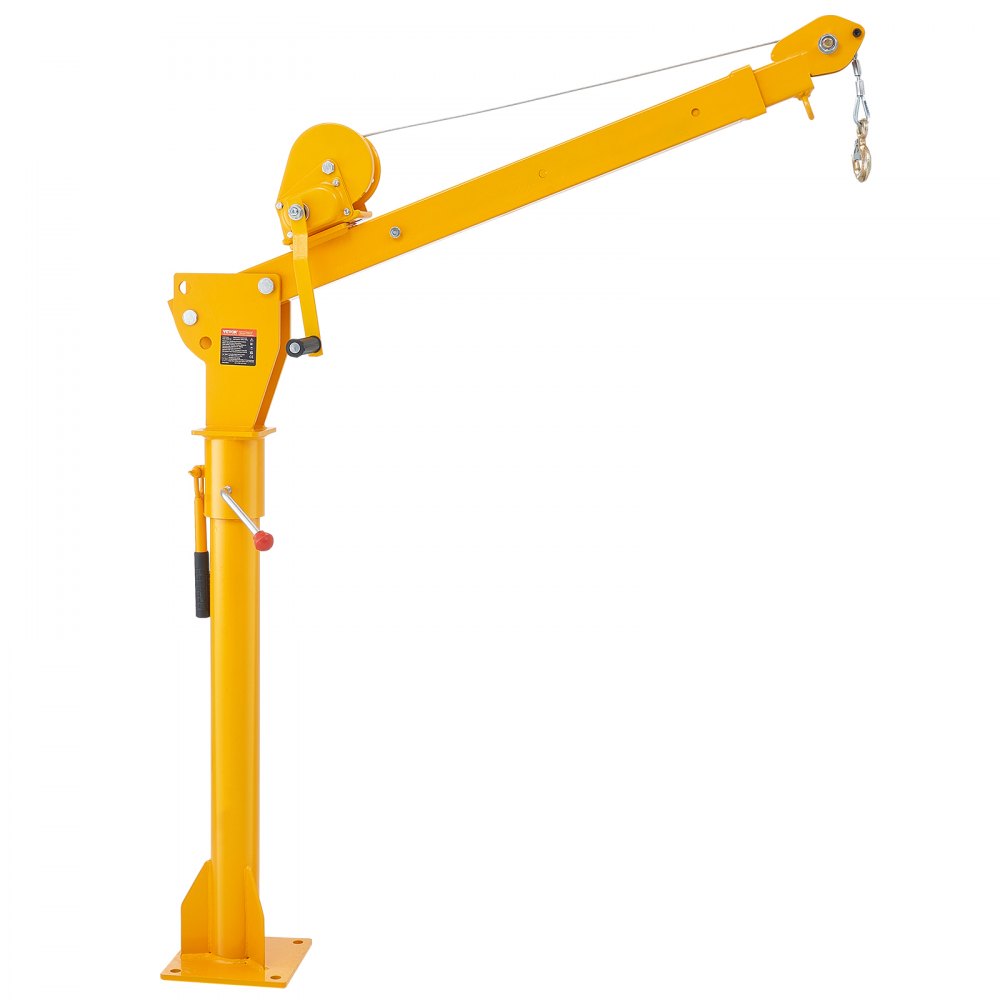 VEVOR Pickup Truck Crane Hoist Crane 1100 lbs with Manual Winch 360° Hoist Lift - SDJPCZDJSDJPPUWQ8V0
