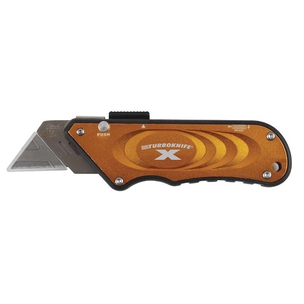 Olympia Tools Turbo Knife, 1.18 in L Blade, 4.06 in W Blade, Ergonomic Handle - 33-133