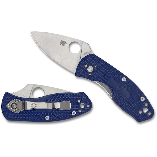 Spyderco 2023 Spyderco, Reveal 11, Ambitious Lightweight Blue Cpm S35Vn - SPY-C148SBL