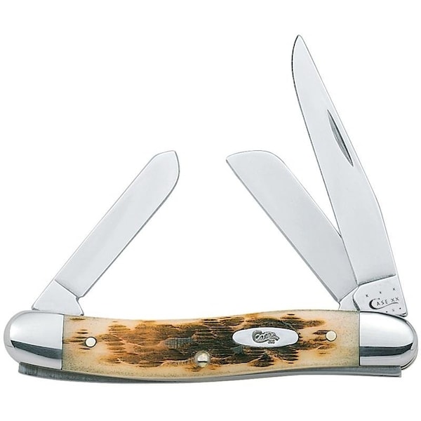 Case 000 Folding Pocket Knife, 257 in Clip, 188 in Sheep Foot, 171 in Spey L Blade - 39